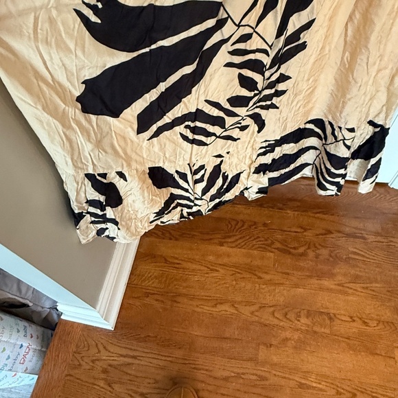 New! Anthropologie LetMeBe Palm Printed One Shoulder Maxi Dress 45476 - Picture 7 of 13